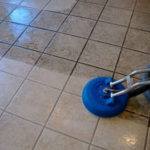 A before and after image of tile & Grout cleaning #2.