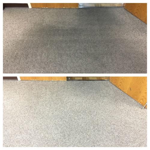 Carpet Cleaning before and after image 2.